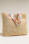 Sunshine Tienda Jakeline Large Raffia Tote In Brown