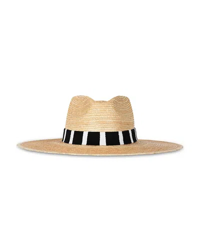 Sunshine Tienda Jakeline Palm Straw Hat In Blue