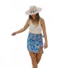 Sunshine Tienda Mermaid Marina Sarong In Multi In Blue