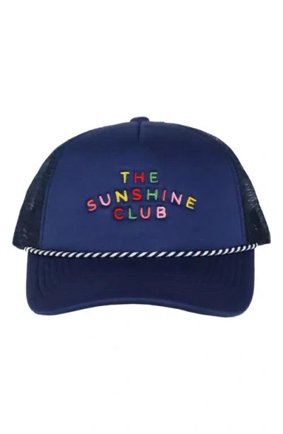 Sunshine Tienda Rainbow Club Trucker Hat In Metallic