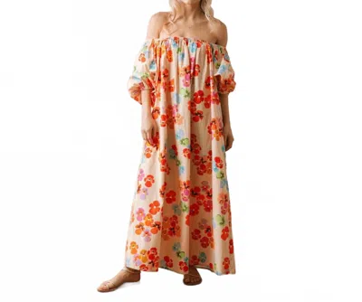 Sunshine Tienda Rainbow Flower Ace Dress In Multicolor