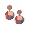 Sunshine Tienda Rancher Circle Stripe Earrings In Multi In Multi