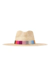 Sunshine Tienda Rosita Palm Straw Hat In Multi