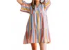 Sunshine Tienda Seaplane Stripe Bondi Dress In Multi In Multi