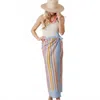 Sunshine Tienda Seaplane Stripe Sarong In Multi In Multi