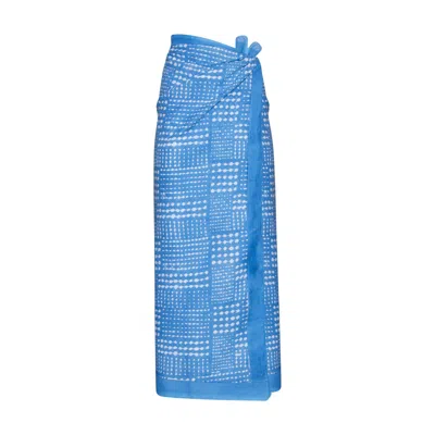 Sunshine Tienda Women's Blue Laguna Sarong