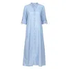 Sunshine Tienda Women's Blue / White Dot Swizzle Dress In Blue/white