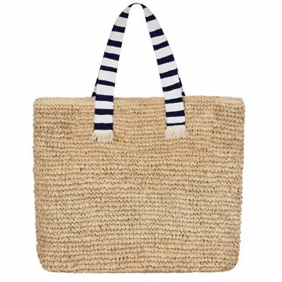 Sunshine Tienda Women's Brenda Raffia Tote In Beige In Sand