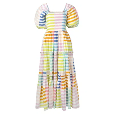 Sunshine Tienda Women's Colorful Stripe Tula Dress In Multi