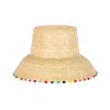 Sunshine Tienda Roselia Palm Straw Bucket Hat