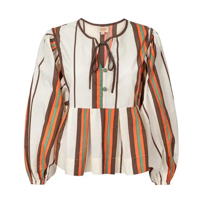 Sunshine Tienda Women's Vintage Stripe Fable Top In Multi