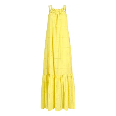 Sunshine Tienda Women's Yellow Lemonade Shell Camilla Dress