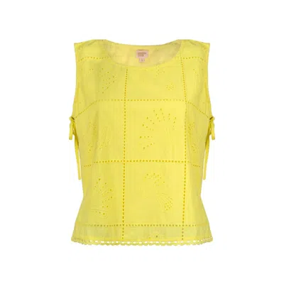 Sunshine Tienda Women's Yellow Lemonade Shell Coco Top