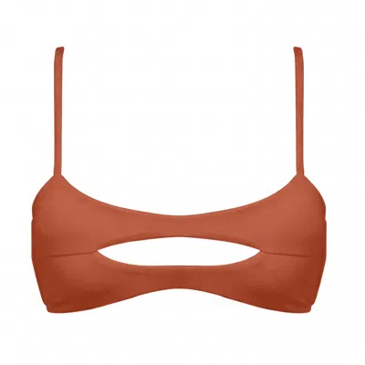 Sunsitiva Women's Brown Malta Top - Terracotta