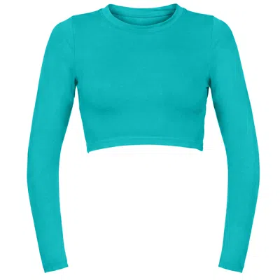 Sunsitiva Women's Green Sunshield Top - Turquoise In Blue