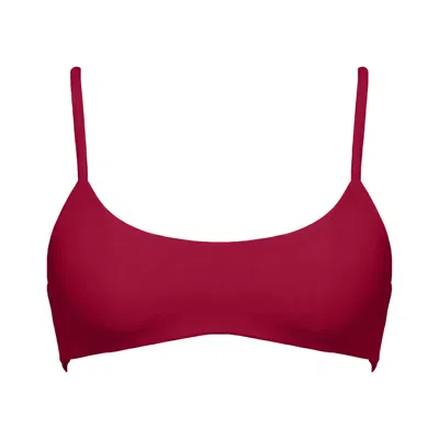 Sunsitiva Women's Red Madeira Top - Burgundy
