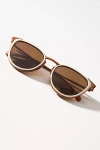 Sunski Catalina Cat-eye Sunglasses In Brown