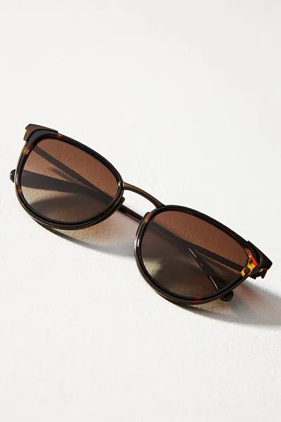Sunski Catalina Cat-eye Sunglasses In Brown