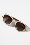Sunski Makani Square Sunglasses In White