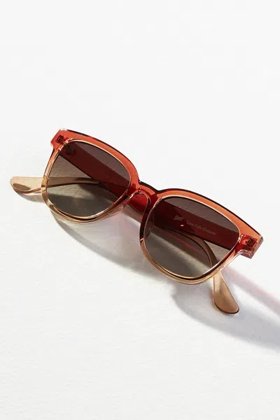 Sunski Miho Polarized Sunglasses In Red