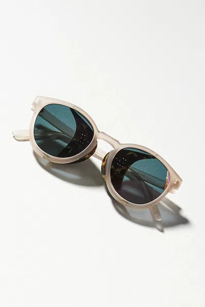 Sunski Tera Circle Sunglasses In Green