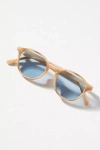 Sunski Vallarta Aviator Sunglasses In White