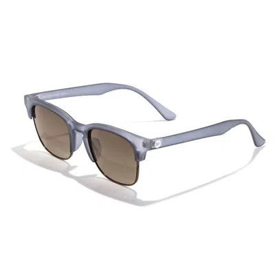 Sunski Women's Cambria Square Sunglasses In Navy Amber In Multi