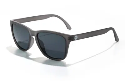 Sunski Women's Mini Headland Round Sunglasses In Grey Black
