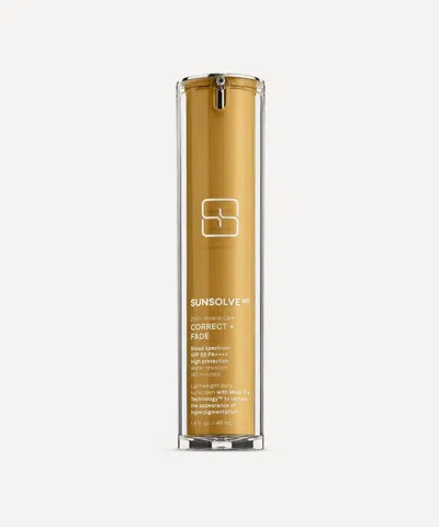 Sunsolvemd Zno Mineral Care Correct And Fade 48ml