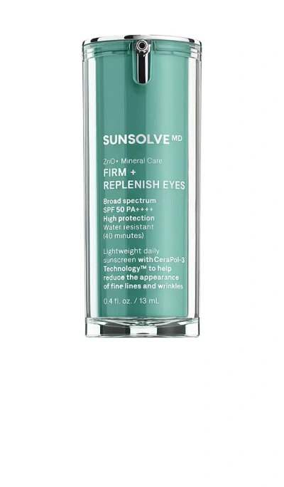 Sunsolvemd Zno+ Mineral Care Firm + Replenish Eyes Spf 50