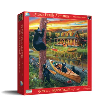 Sunsout 25 Bear Family Adventure 500 Piece Jigsaw Puzzle For Adults In Multi