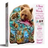 Sunsout A Bear In The Woods 1000 Piece Jigsaw Puzzle For Adults Special Shape In White