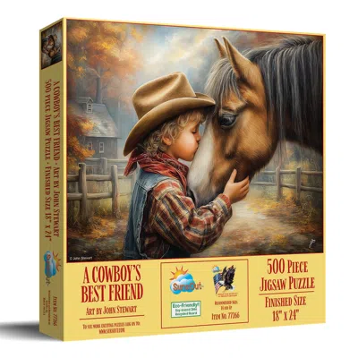 Sunsout A Cowboys Best Friend 500 Piece Jigsaw Puzzle For Adults