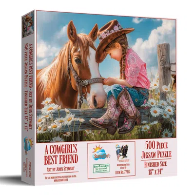 Sunsout A Cowgirls Best Friend 500 Piece Jigsaw Puzzle For Adults