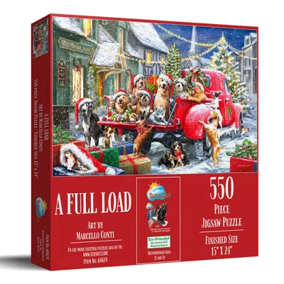 Sunsout A Full Load 550 Piece Jigsaw Puzzle For Adults Christmas In Multi
