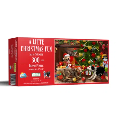 Sunsout A Little Christmas Fun 300 Piece Jigsaw Puzzle For Adults In Red