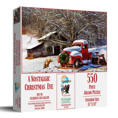 Sunsout A Nostalgic Christmas Eve 550 Piece Jigsaw Puzzle For Adults Christmas In White