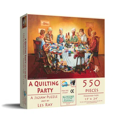 Sunsout A Quilting Party 550 Piece Jigsaw Puzzle For Adults In Multi