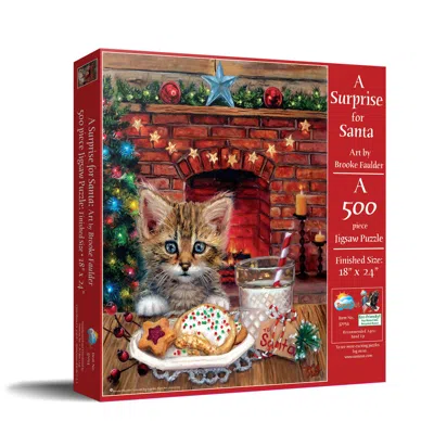 Sunsout A Surprise For Santa 500 Piece Jigsaw Puzzle For Adults Christmas In Multi
