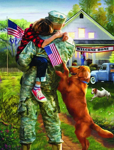 Sunsout A Warm Welcome Home 300 Piece Jigsaw Puzzle For Adults