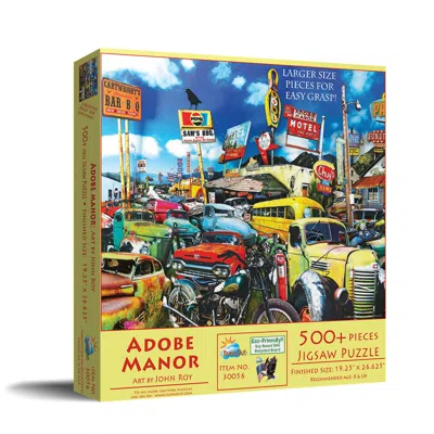 Sunsout Adobe Manor 500 Piece Jigsaw Puzzle For Adults Large Pieces In Multi