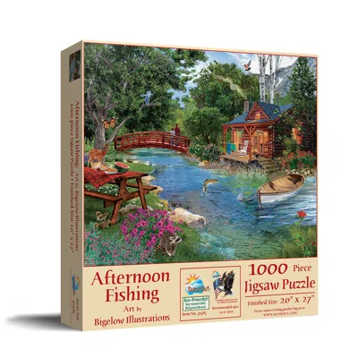 Sunsout Afternoon Fishing 1000 Piece Jigsaw Puzzle For Adults In Multi