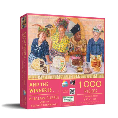 Sunsout And The Winner Is 1000 Piece Jigsaw Puzzle For Adults Mothers Day In Pink
