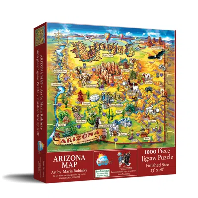 Sunsout Arizona Map 1000 Piece Jigsaw Puzzle For Adults In Multi