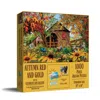 Sunsout Autumn Red And Gold 1000 Piece Jigsaw Puzzle For Adults In Yellow