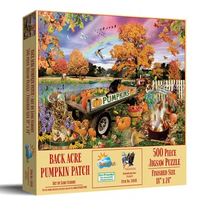 Sunsout Back Acre Pumpkin Patch 500 Piece Jigsaw Puzzle For Adults Halloween In Multi