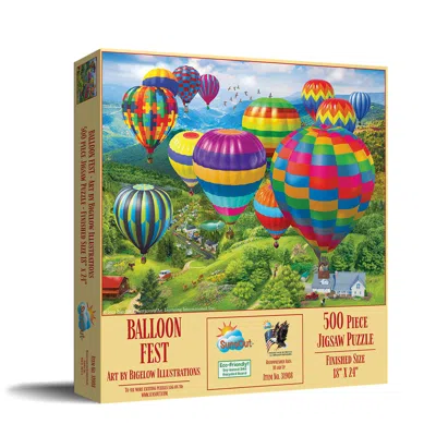 Sunsout Balloon Fest 500 Piece Jigsaw Puzzle For Adults In Multi