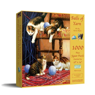 Sunsout Balls Of Yarn 500 Piece Jigsaw Puzzle For Adults In Multi