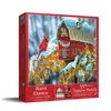 Sunsout Barn Dance 550 Piece Jigsaw Puzzle For Adults Christmas In Multi