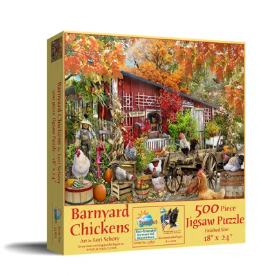 Sunsout Barnyard Chickens 500 Piece Jigsaw Puzzle For Adults In Multi